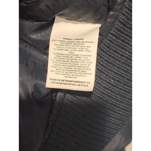 NIKE Lebron James size 2XL 550 Down Jacket navy blue Puffer Witness winter coat - Picture 12 of 13